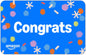 Amazon eGift Card for birthdays, digital delivery, featuring greeting card design with cheerful birthday wishes and Amazon branding