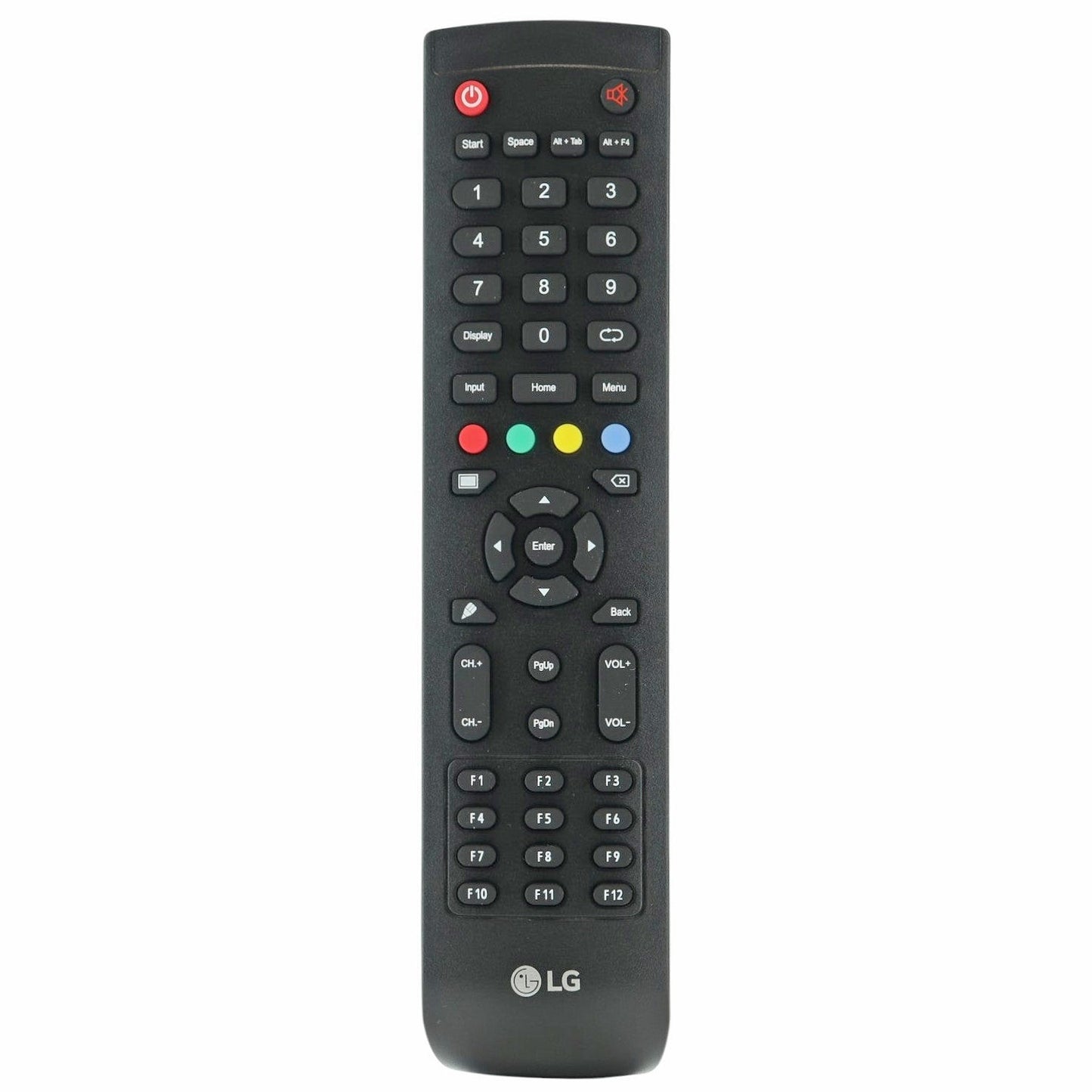 Anderic remote control for LG COV36141701 digital signage commercial monitor, designed for hospitality display management.