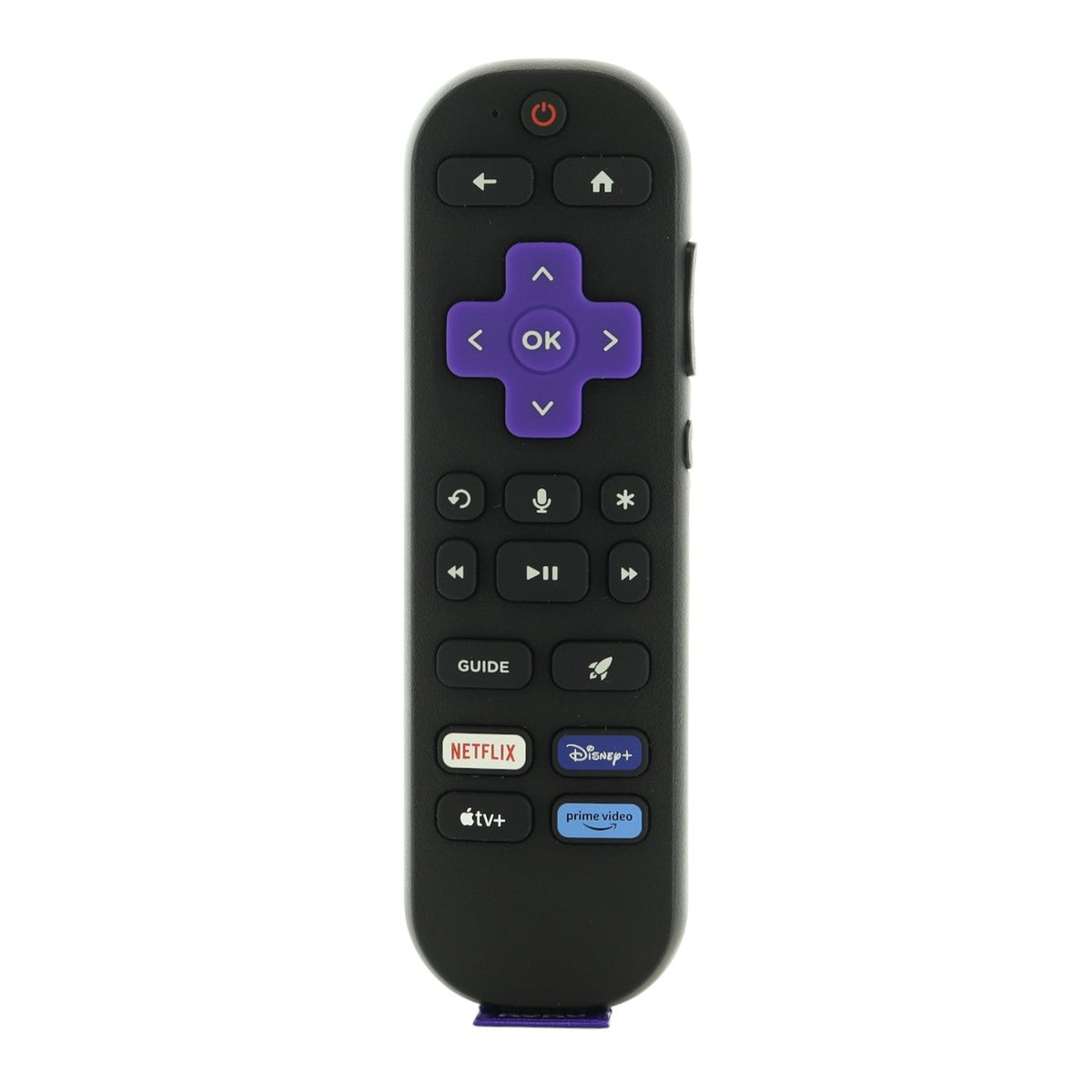 Anderic Roku RC-BR2 universal streaming remote control with RF, voice support, compatible with Netflix, Disney+, Apple TV+, Prime Video