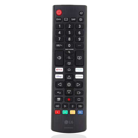 Anderic LG AKB30085202 Smart TV IR remote control with buttons for TV operation and navigation.
