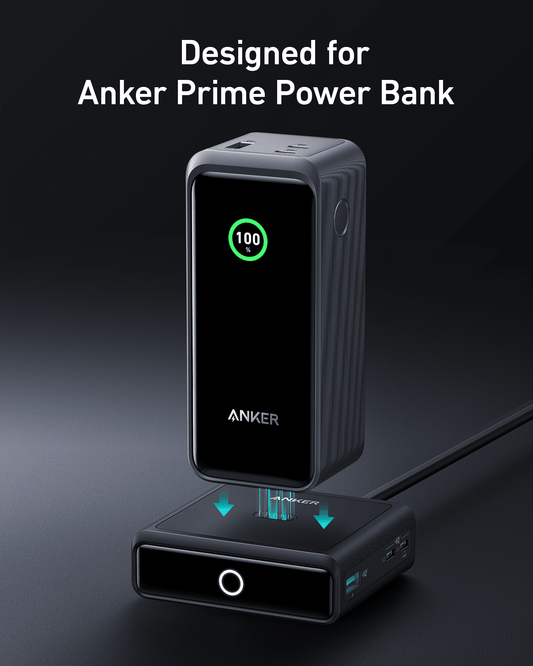 Anker 100W Charging Base for Anker Prime Power Bank - BACKUPMYFILESNOW.COM®