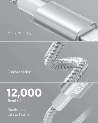 Anker <b>331</b> USB-C to Lightning Cable - BACKUPMYFILESNOW.COM®