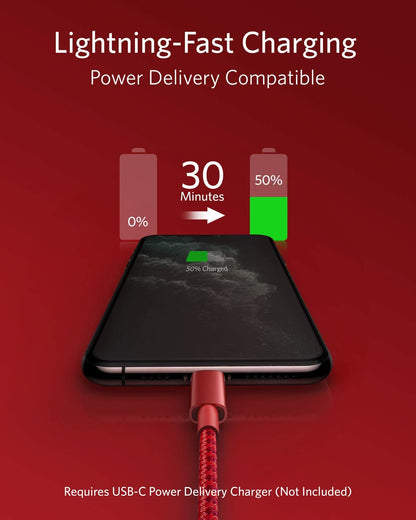 Anker <b>331</b> USB-C to Lightning Cable - BACKUPMYFILESNOW.COM®