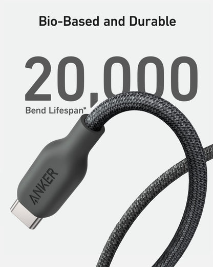 Anker <b>543</b> USB C to USB C Cable (240W, 10 ft) - BACKUPMYFILESNOW.COM®