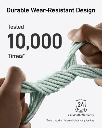 Anker <b>543</b> USB-C to USB-C Cable (Bio-Braided) - BACKUPMYFILESNOW.COM®