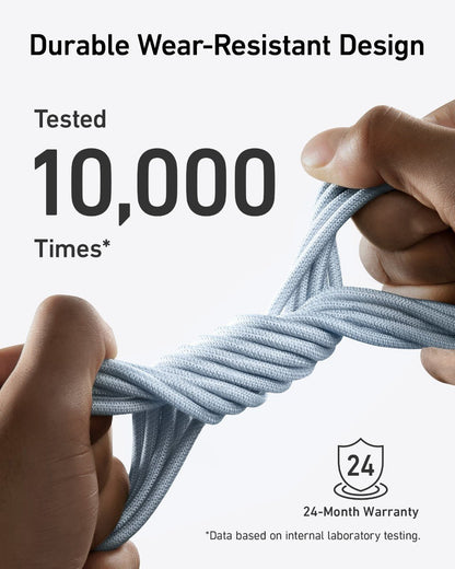 Anker <b>543</b> USB-C to USB-C Cable (Bio-Braided) - BACKUPMYFILESNOW.COM®