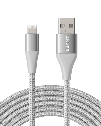 Anker <b>551</b> USB-A to Lightning Cable (3 ft / 6 ft / 10 ft) - BACKUPMYFILESNOW.COM®