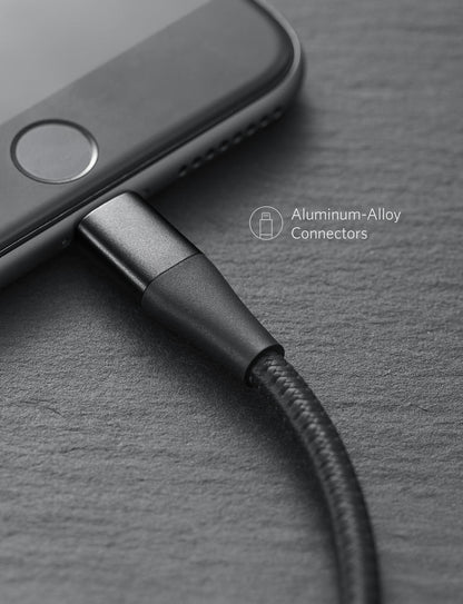Anker <b>551</b> USB-A to Lightning Cable (3 ft / 6 ft / 10 ft) - BACKUPMYFILESNOW.COM®