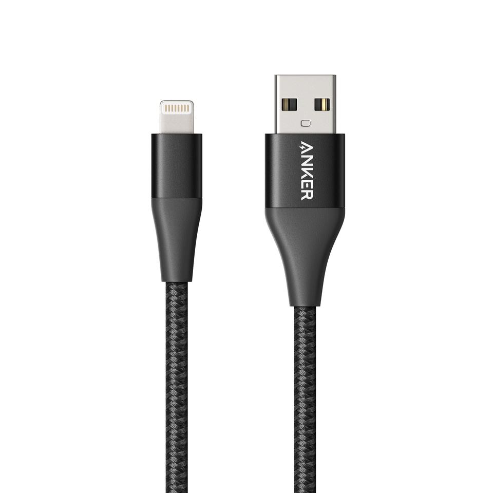 Anker <b>551</b> USB-A to Lightning Cable (3 ft / 6 ft / 10 ft) - BACKUPMYFILESNOW.COM®