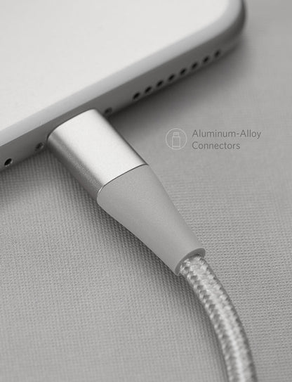 Anker <b>551</b> USB-A to Lightning Cable (3 ft / 6 ft / 10 ft) - BACKUPMYFILESNOW.COM®