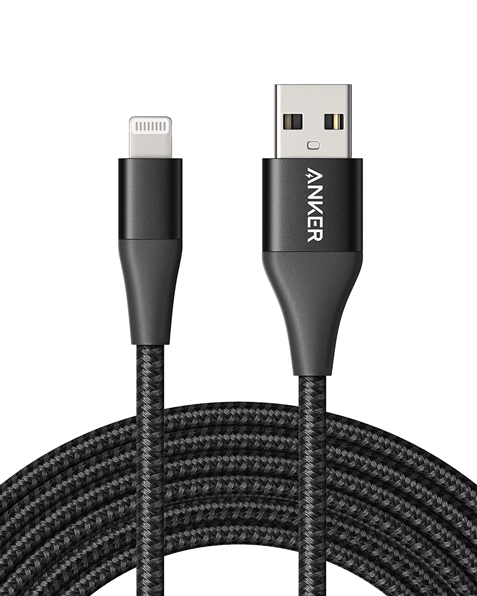 Anker <b>551</b> USB-A to Lightning Cable (3 ft / 6 ft / 10 ft) - BACKUPMYFILESNOW.COM®