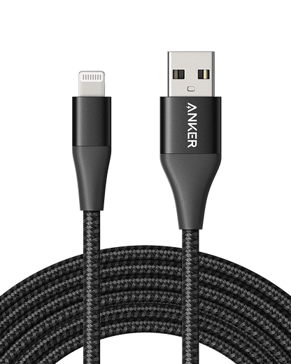 Anker <b>551</b> USB-A to Lightning Cable (3 ft / 6 ft / 10 ft) - BACKUPMYFILESNOW.COM®
