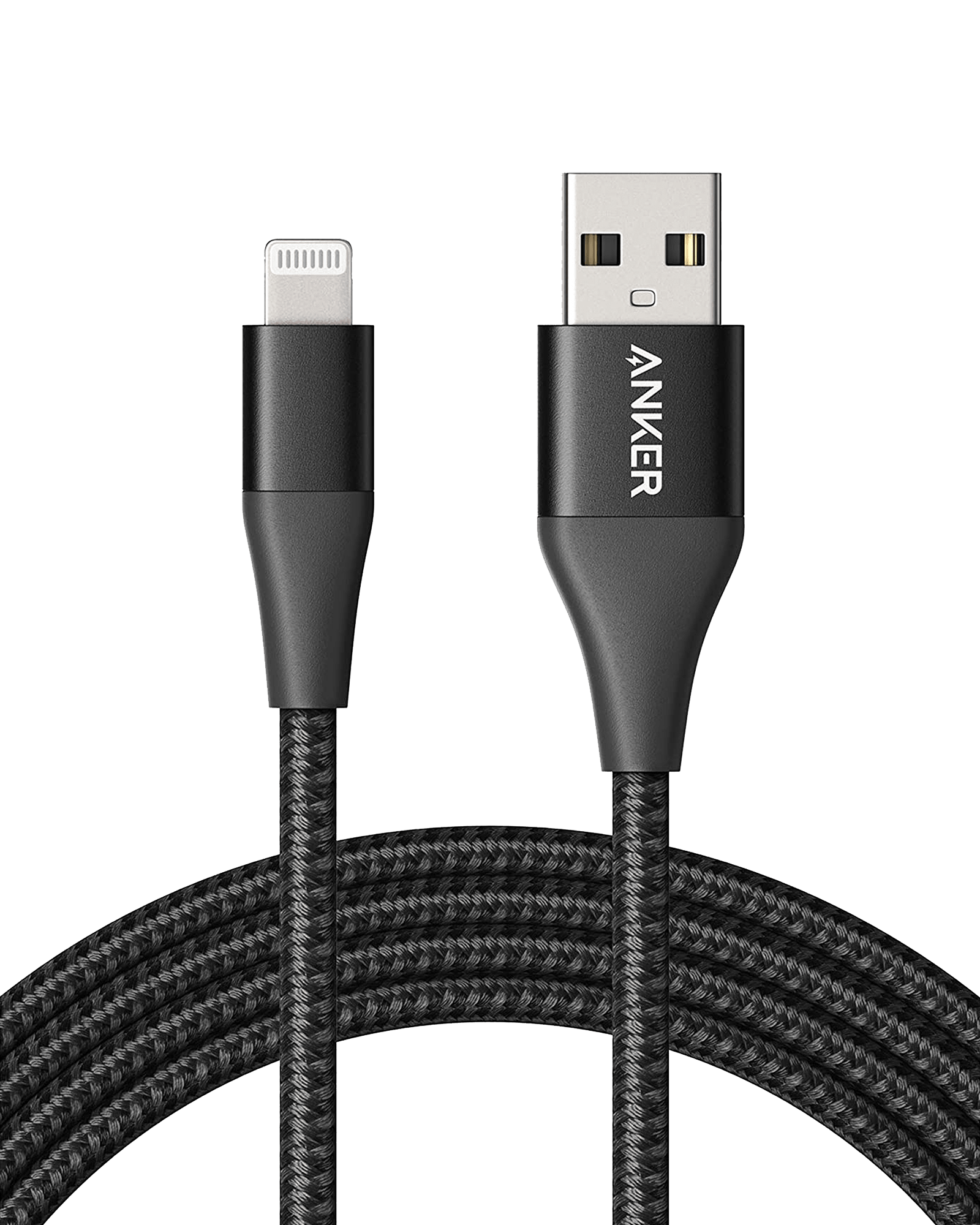 Anker <b>551</b> USB-A to Lightning Cable (3 ft / 6 ft / 10 ft) - BACKUPMYFILESNOW.COM®