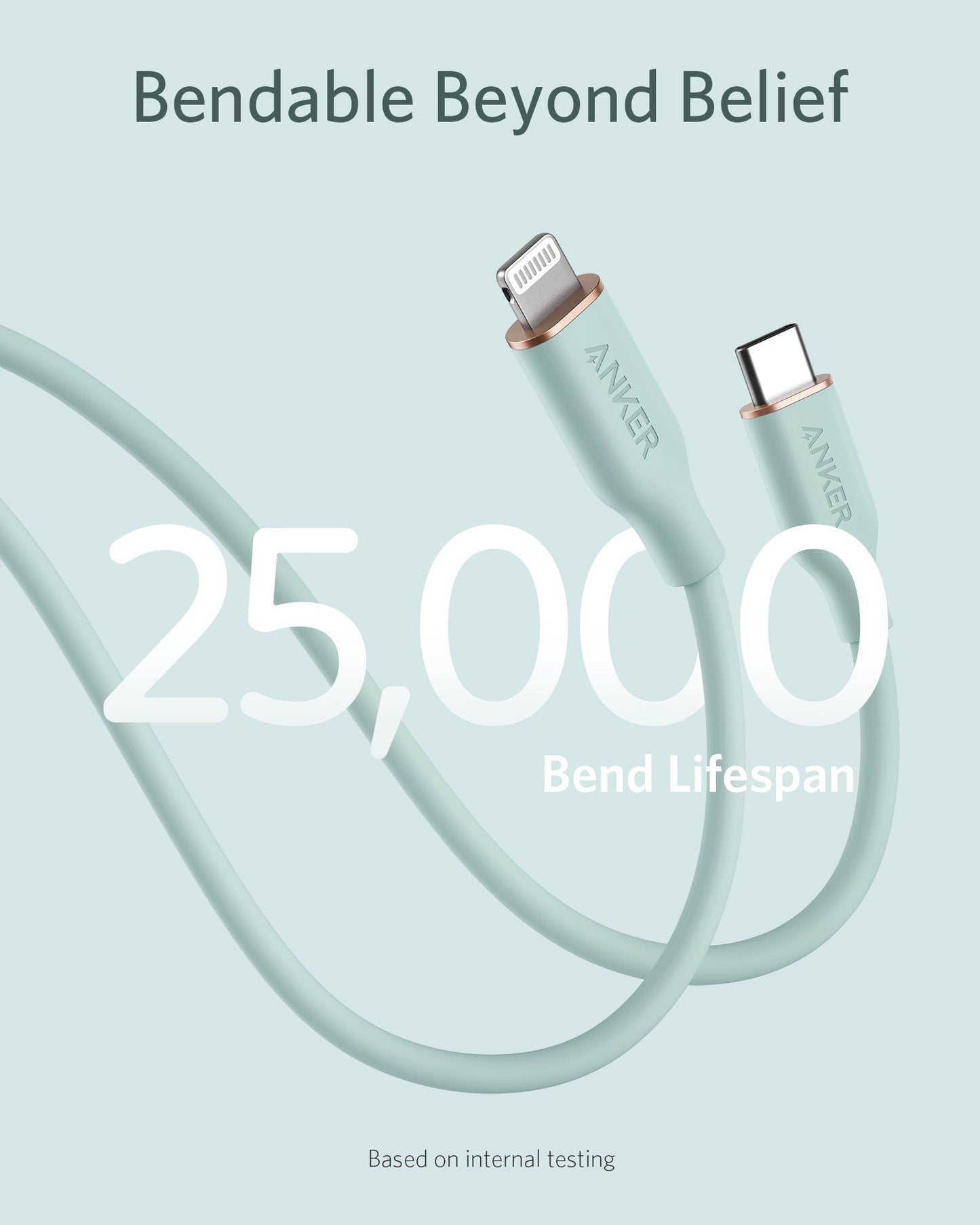 Anker <b>641</b> USB-C to Lightning Cable (Flow, 3 ft Silicone) - BACKUPMYFILESNOW.COM®