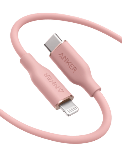 Anker <b>641</b> USB-C to Lightning Cable (Flow, 3 ft Silicone) - BACKUPMYFILESNOW.COM®