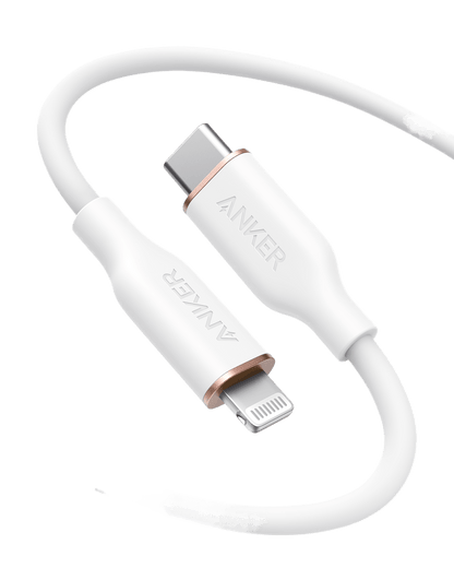 Anker <b>641</b> USB-C to Lightning Cable (Flow, 3 ft Silicone) - BACKUPMYFILESNOW.COM®