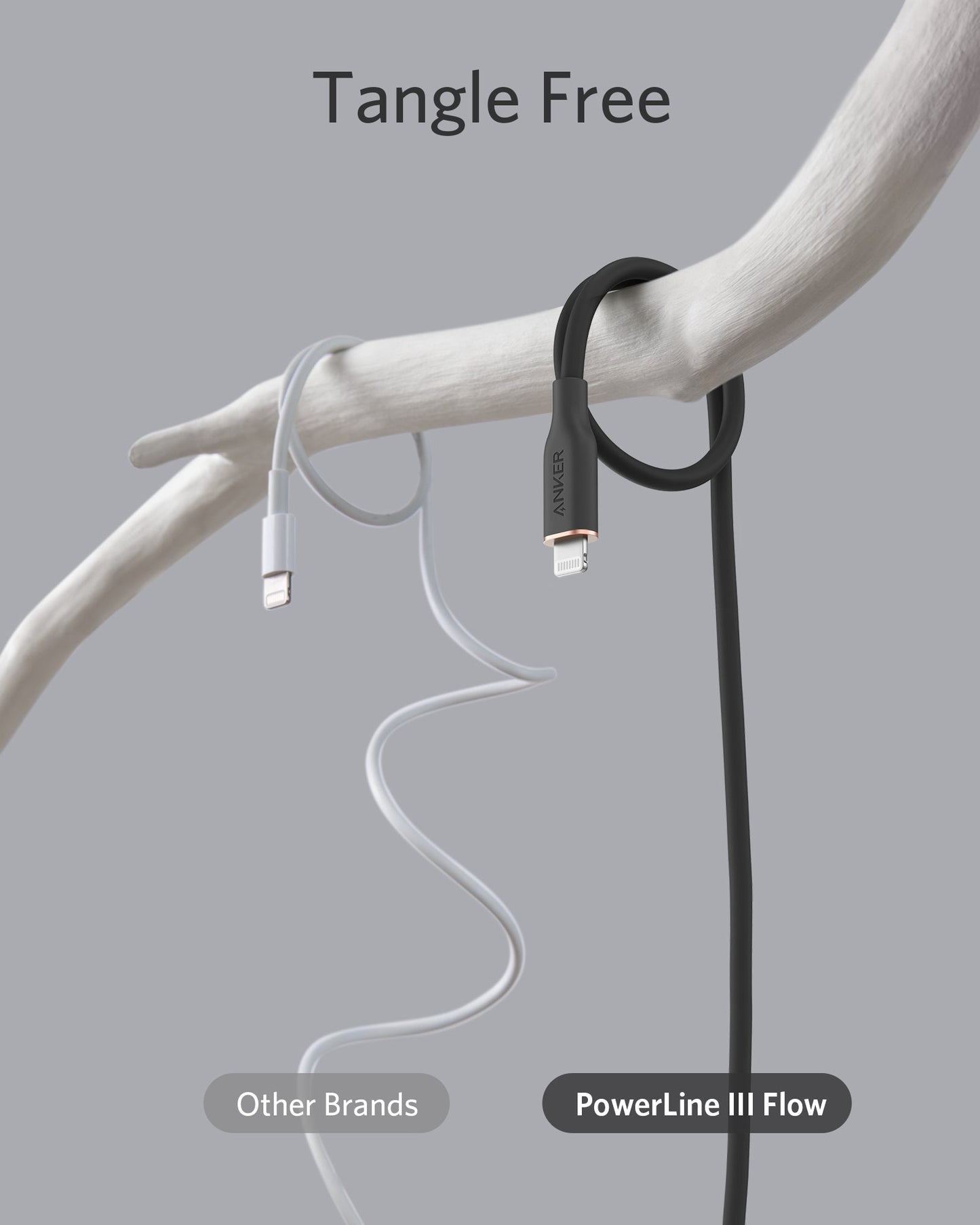Anker <b>641</b> USB-C to Lightning Cable (Flow, 3 ft Silicone) - BACKUPMYFILESNOW.COM®