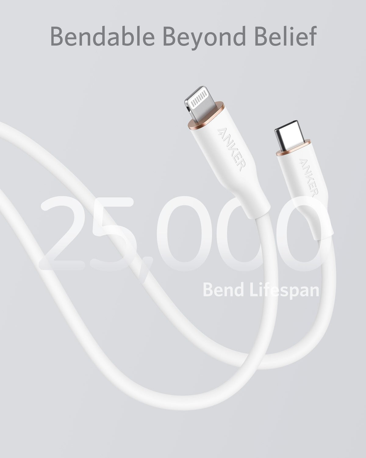 Anker <b>641</b> USB-C to Lightning Cable (Flow, 3 ft Silicone) - BACKUPMYFILESNOW.COM®