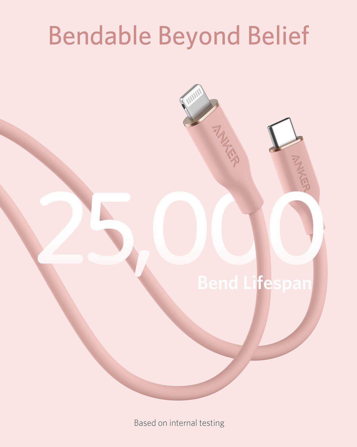 Anker <b>641</b> USB-C to Lightning Cable (Flow, 3 ft Silicone) - BACKUPMYFILESNOW.COM®
