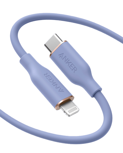Anker <b>641</b> USB-C to Lightning Cable (Flow, 3 ft Silicone) - BACKUPMYFILESNOW.COM®