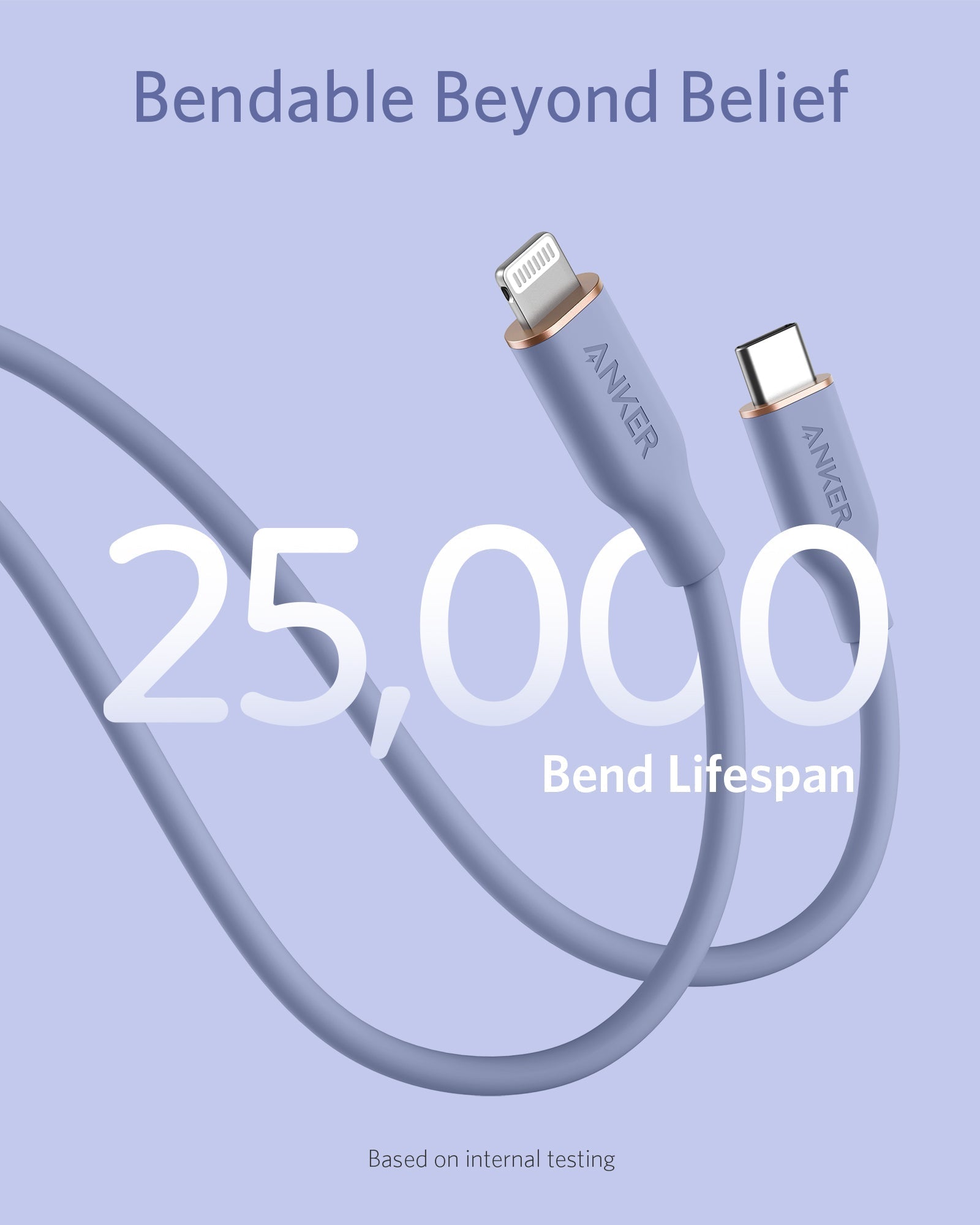Anker <b>641</b> USB-C to Lightning Cable (Flow, 3 ft Silicone) - BACKUPMYFILESNOW.COM®