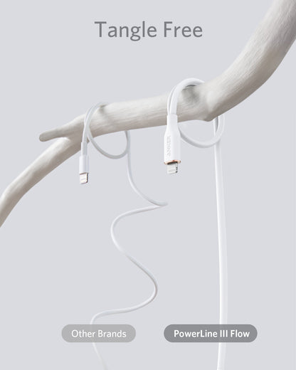 Anker <b>641</b> USB-C to Lightning Cable (Flow, 3 ft Silicone) - BACKUPMYFILESNOW.COM®