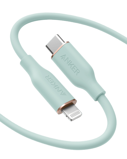 Anker <b>641</b> USB-C to Lightning Cable (Flow, 3 ft Silicone) - BACKUPMYFILESNOW.COM®
