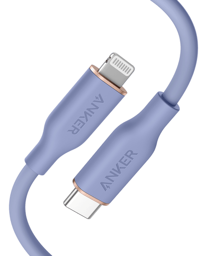 Anker <b>641</b> USB-C to Lightning Cable (Flow, 3 ft Silicone) - BACKUPMYFILESNOW.COM®