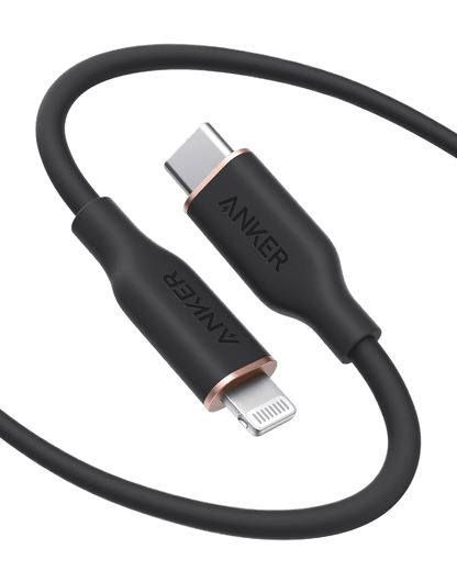 Anker <b>641</b> USB-C to Lightning Cable (Flow, 3 ft Silicone) - BACKUPMYFILESNOW.COM®