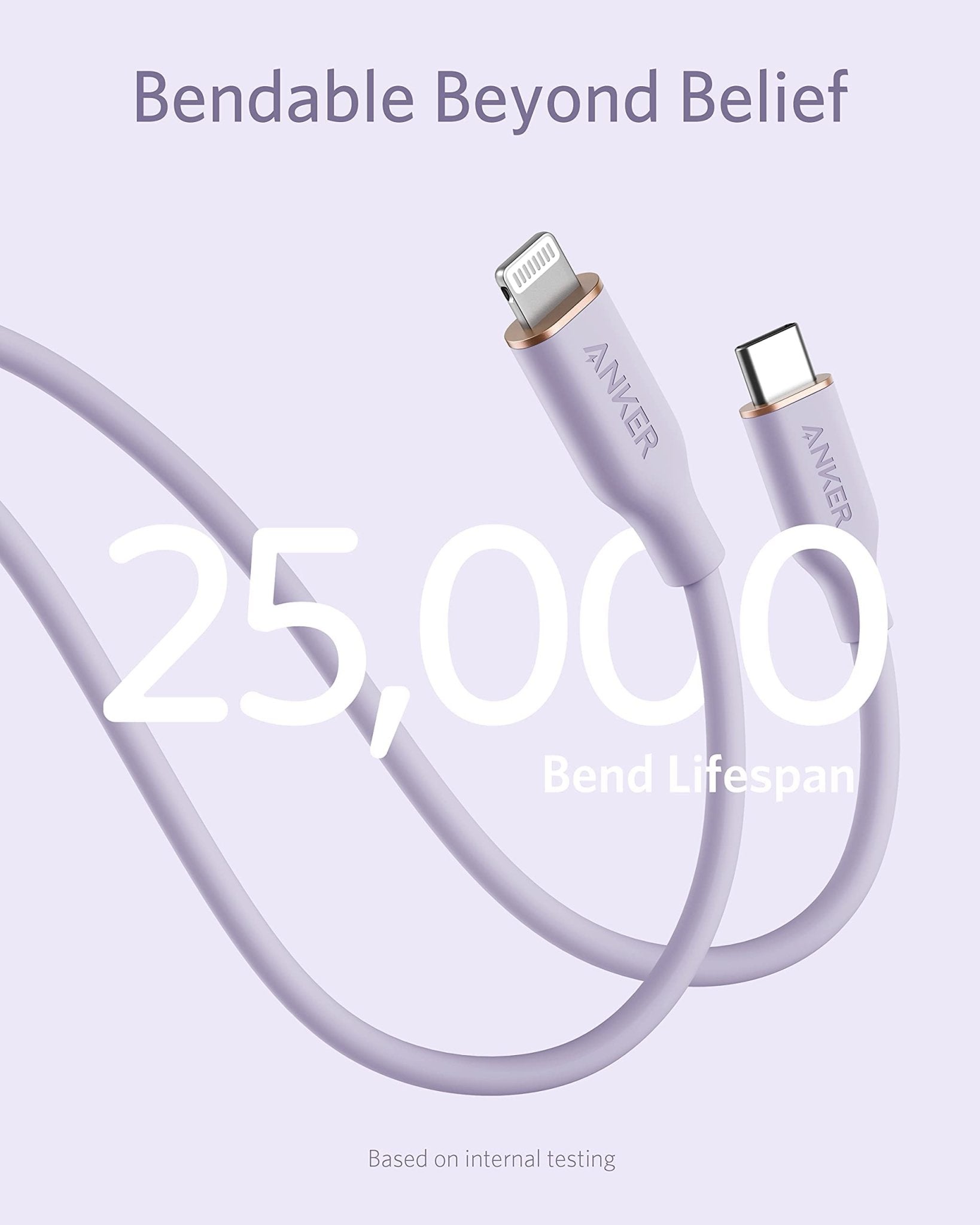 Anker <b>641</b> USB-C to Lightning Cable (Flow, Silicone) - BACKUPMYFILESNOW.COM®