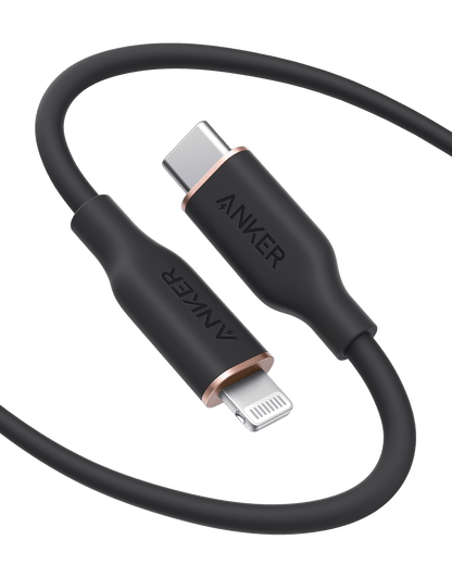 Anker <b>641</b> USB-C to Lightning Cable (Flow, Silicone) - BACKUPMYFILESNOW.COM®