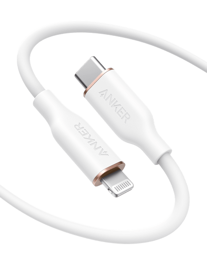 Anker <b>641</b> USB-C to Lightning Cable (Flow, Silicone) - BACKUPMYFILESNOW.COM®