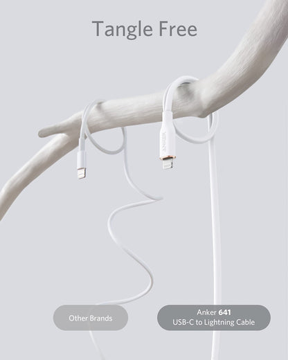 Anker <b>641</b> USB-C to Lightning Cable (Flow, Silicone) - BACKUPMYFILESNOW.COM®