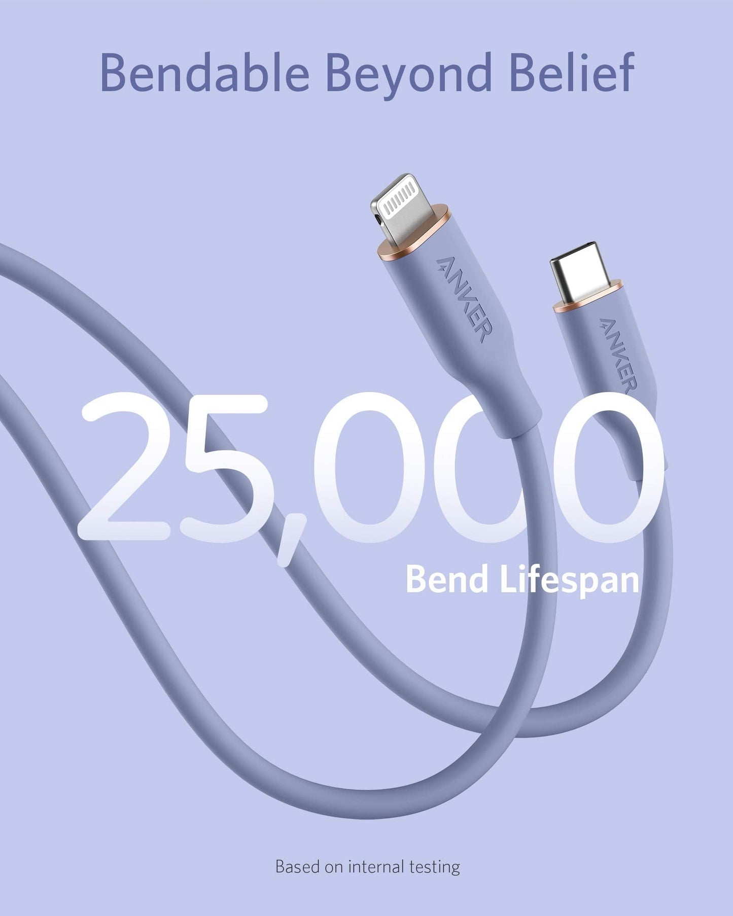 Anker <b>641</b> USB-C to Lightning Cable (Flow, Silicone) - BACKUPMYFILESNOW.COM®