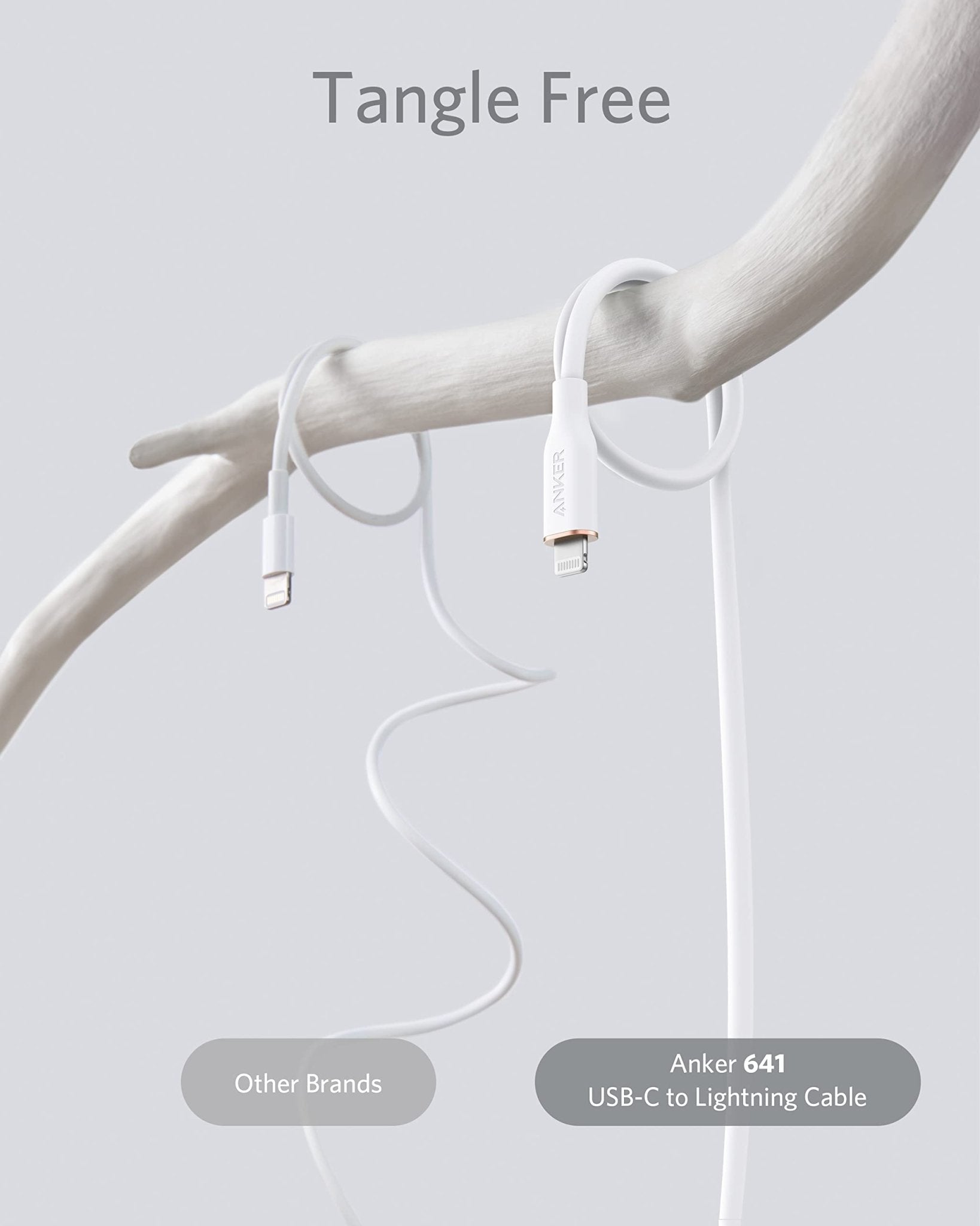 Anker <b>641</b> USB-C to Lightning Cable (Flow, Silicone) - BACKUPMYFILESNOW.COM®