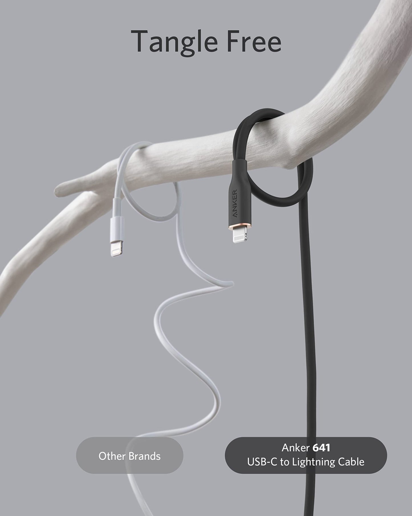 Anker <b>641</b> USB-C to Lightning Cable (Flow, Silicone) - BACKUPMYFILESNOW.COM®
