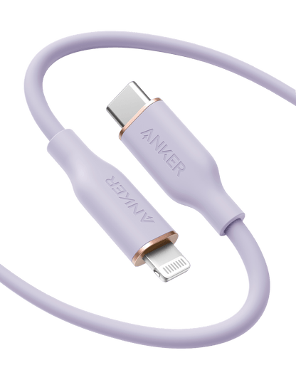 Anker <b>641</b> USB-C to Lightning Cable (Flow, Silicone) - BACKUPMYFILESNOW.COM®