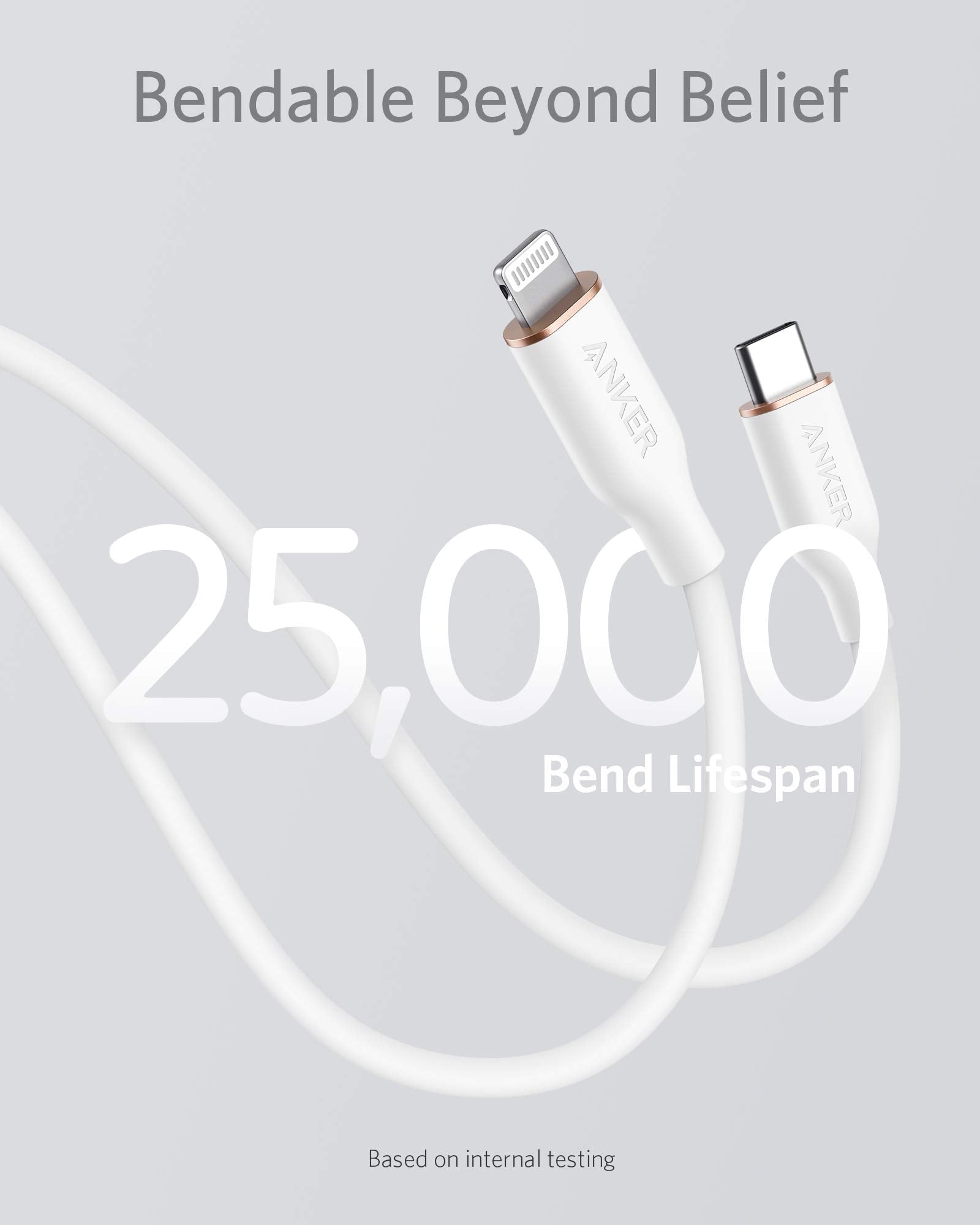 Anker <b>641</b> USB-C to Lightning Cable (Flow, Silicone) - BACKUPMYFILESNOW.COM®