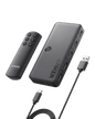 Anker HDMI switch with four input ports and one output, supporting 4K resolution for seamless device connectivity.