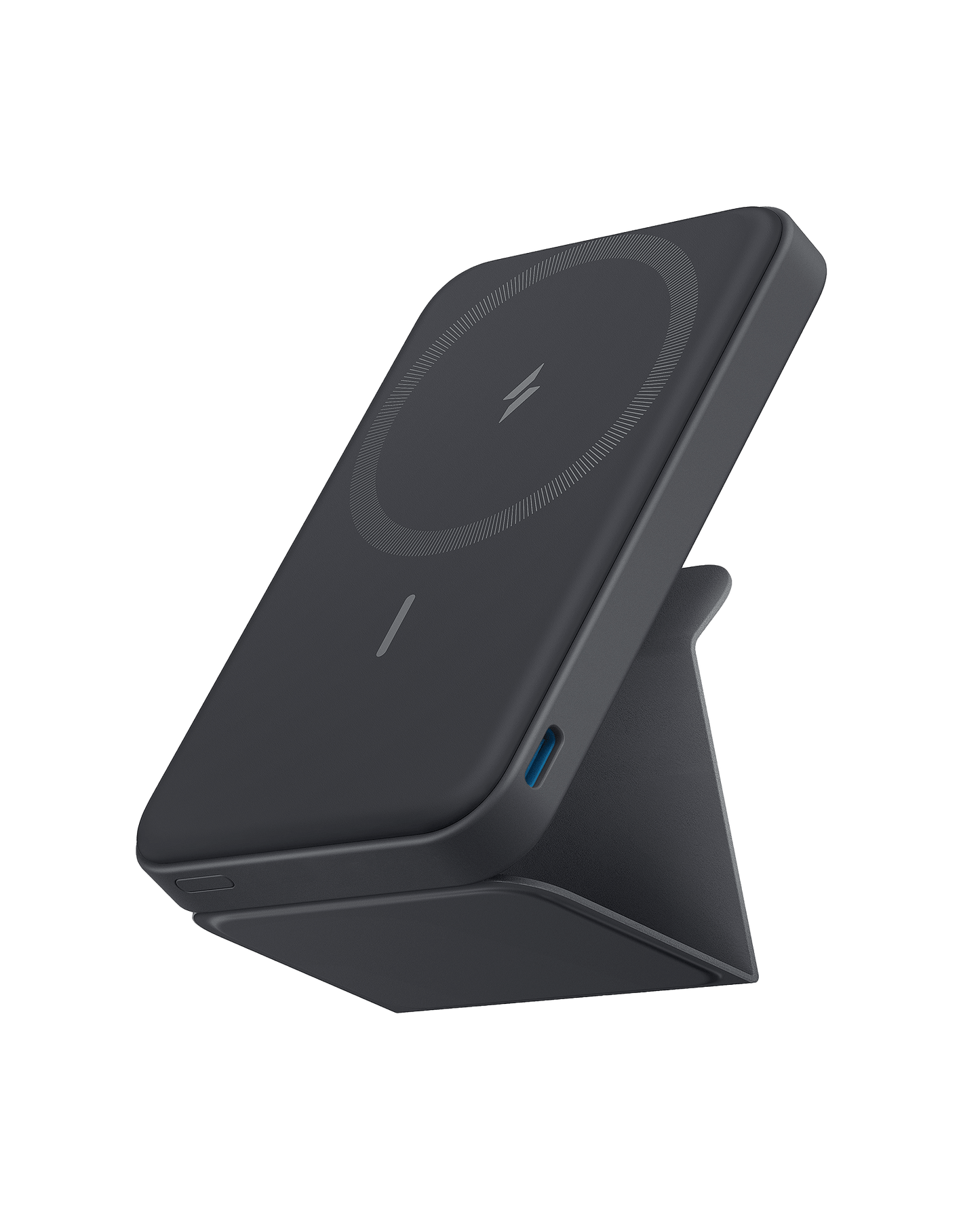 Anker 622 Magnetic Battery MagGo in Dolomite White, portable charging device with magnetic attachment for smartphones.