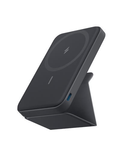 Anker 622 Magnetic Battery MagGo in Dolomite White, portable charging device with magnetic attachment for smartphones.