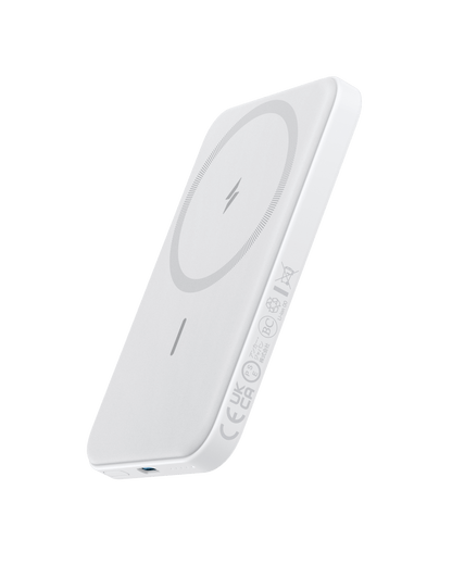 Anker 621 Magnetic Battery MagGo in interstellar gray, portable charging device with magnetic attachment for smartphones.