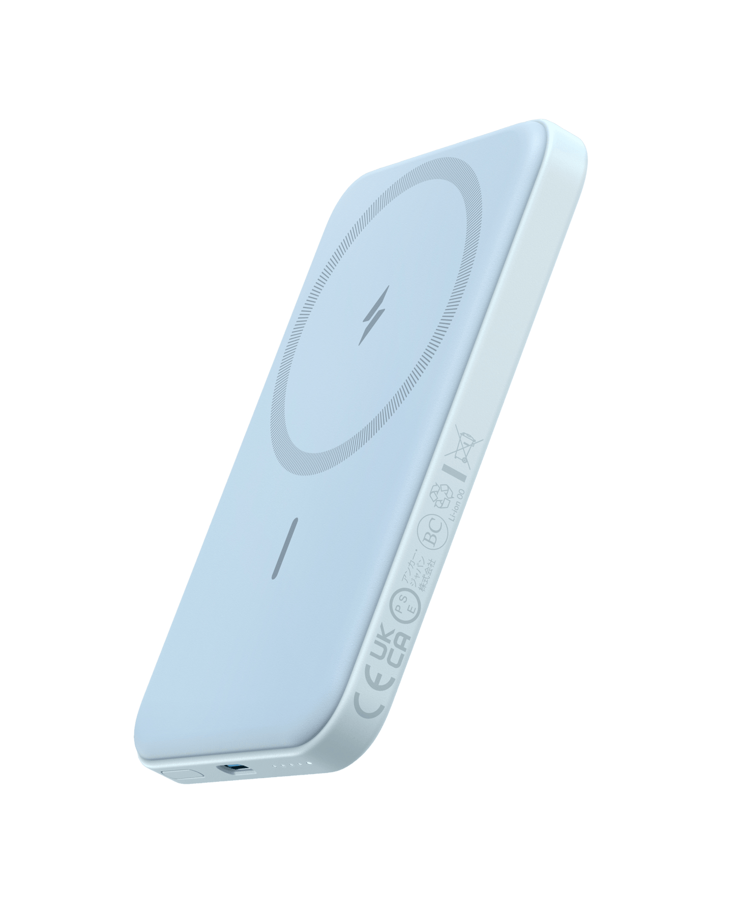 Anker 621 MagGo Magnetic Battery charging accessory in interstellar gray, designed for portable magnetic charging.
