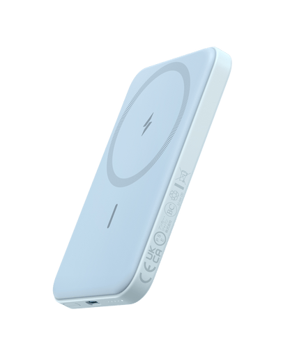 Anker 621 MagGo Magnetic Battery charging accessory in interstellar gray, designed for portable magnetic charging.