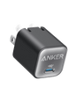 Anker Nano Charger 30W in phantom black, compact charging device for fast mobile device power delivery.
