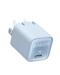 Anker Nano Charger 30W in black, compact USB-C charging adapter designed for fast device charging.