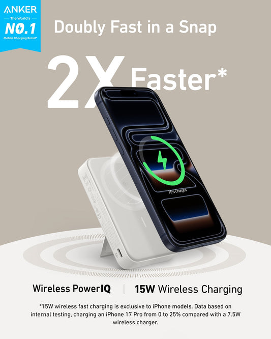 Anker MagGo Power Bank (10K) - BACKUPMYFILESNOW.COM®