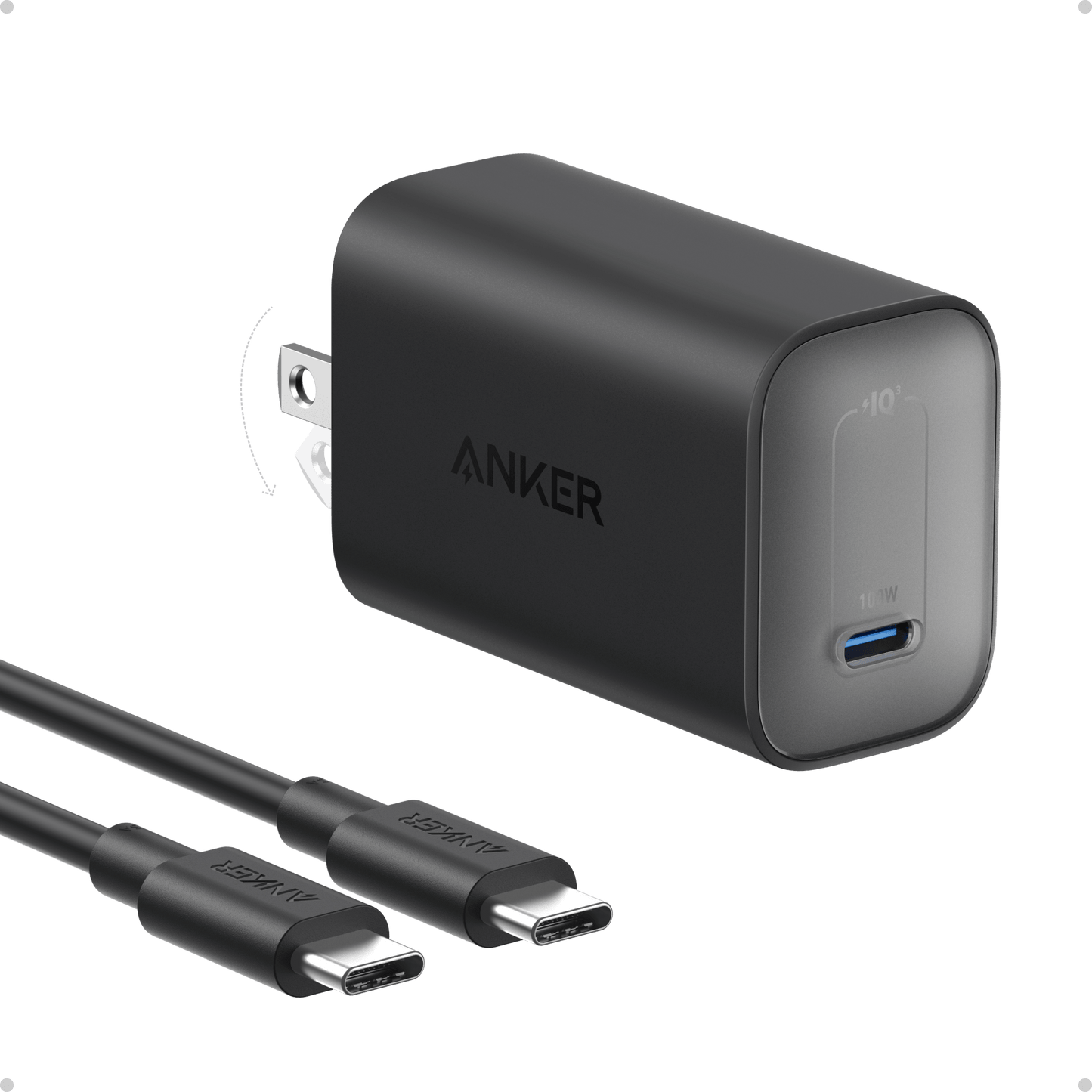 Anker Nano Charger (100W) with USB-C Cable - BACKUPMYFILESNOW.COM®