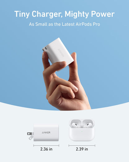 Anker Nano Charger (100W) with USB-C Cable - BACKUPMYFILESNOW.COM®