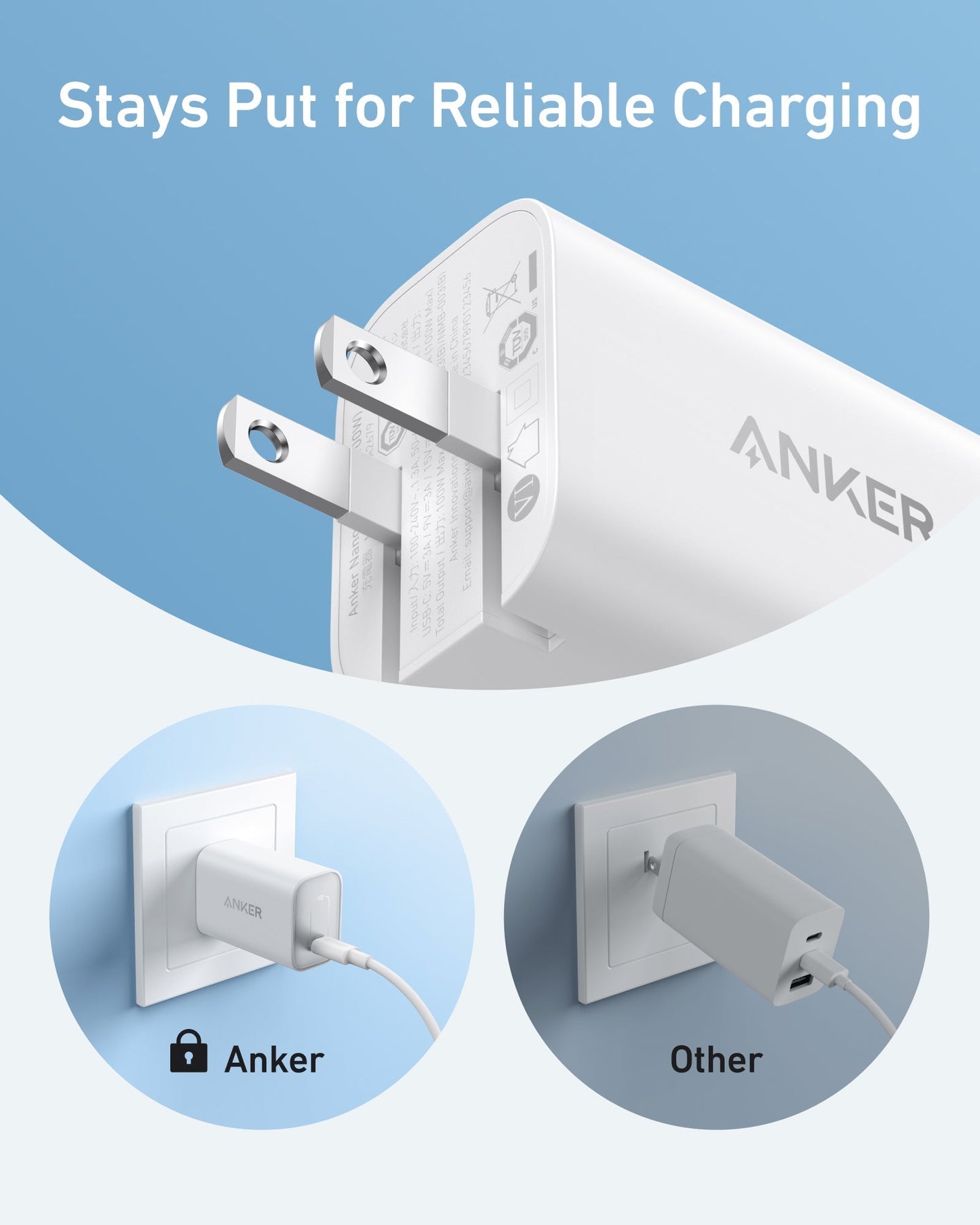 Anker Nano Charger (100W) with USB-C Cable - BACKUPMYFILESNOW.COM®